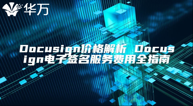 Docusign價格解析 Docusign電子簽名服務費用全指南