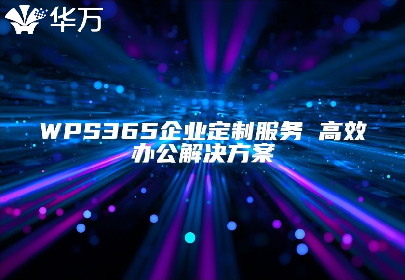 WPS365企業定制服務 高效辦公解決方案