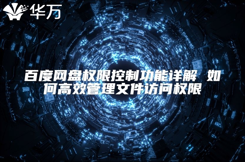 百度網(wǎng)盤(pán)權(quán)限控制功能詳解 如何高效管理文件訪問(wèn)權(quán)限