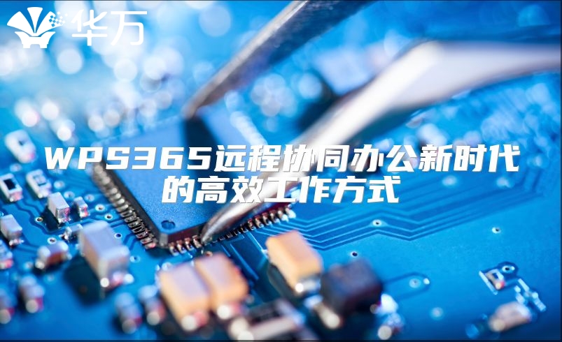 WPS365遠程協同辦公新時代的高效工作方式