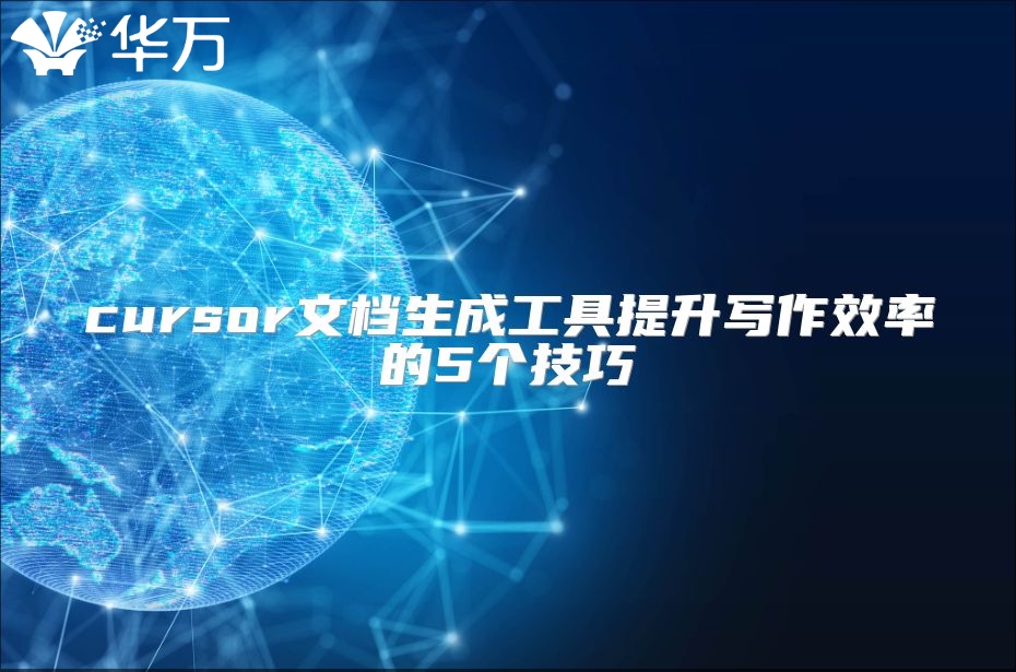 cursor文檔生成工具提升寫作效率的5個(gè)技巧