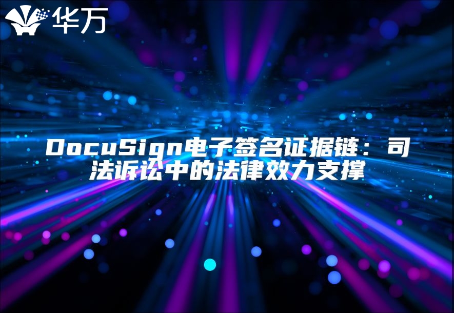 DocuSign電子簽名證據(jù)鏈：司法訴訟中的法律效力支撐