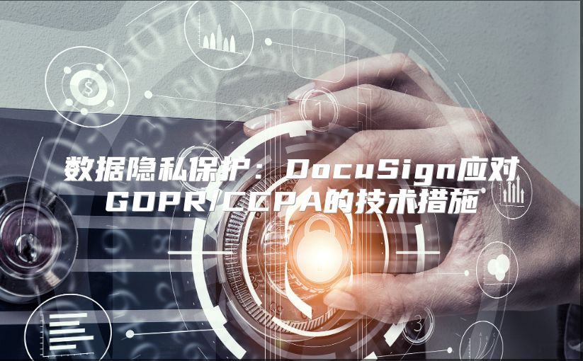 數據隱私保護：DocuSign應對GDPR/CCPA的技術措施